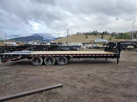 New 2026 Iron Bull 28' 21k Deckover Gooseneck Trailer