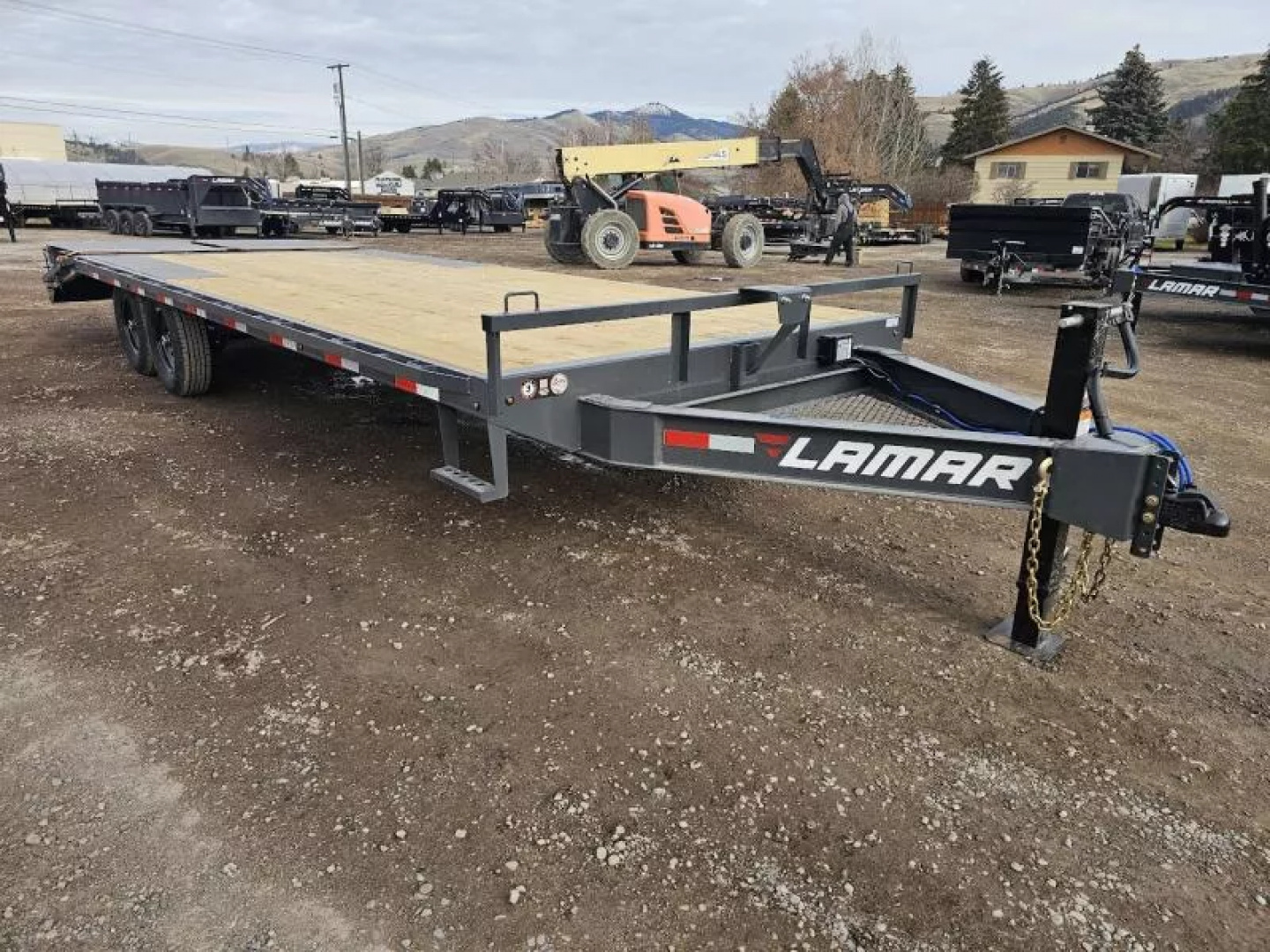 New 2026 Lamar 102"X24 14k Deckover Equipment Trailer