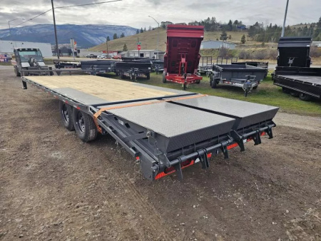 New 2026 Lamar 102"X24 14k Deckover Equipment Trailer