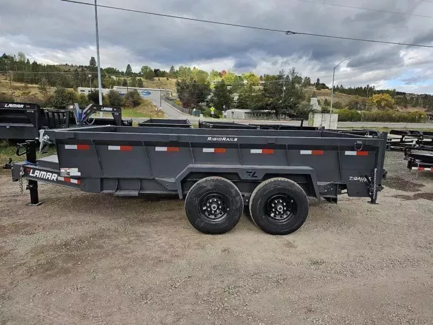New 2026 Lamar 7x14 14k Dump Trailer