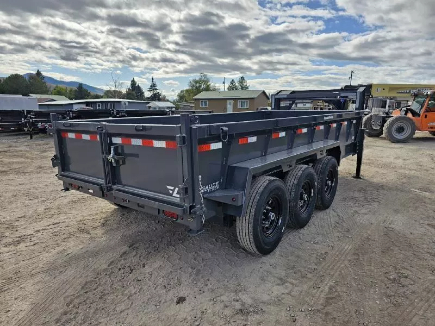 New 2026 Lamar 7x16 21k Gooseneck Dump Trailer