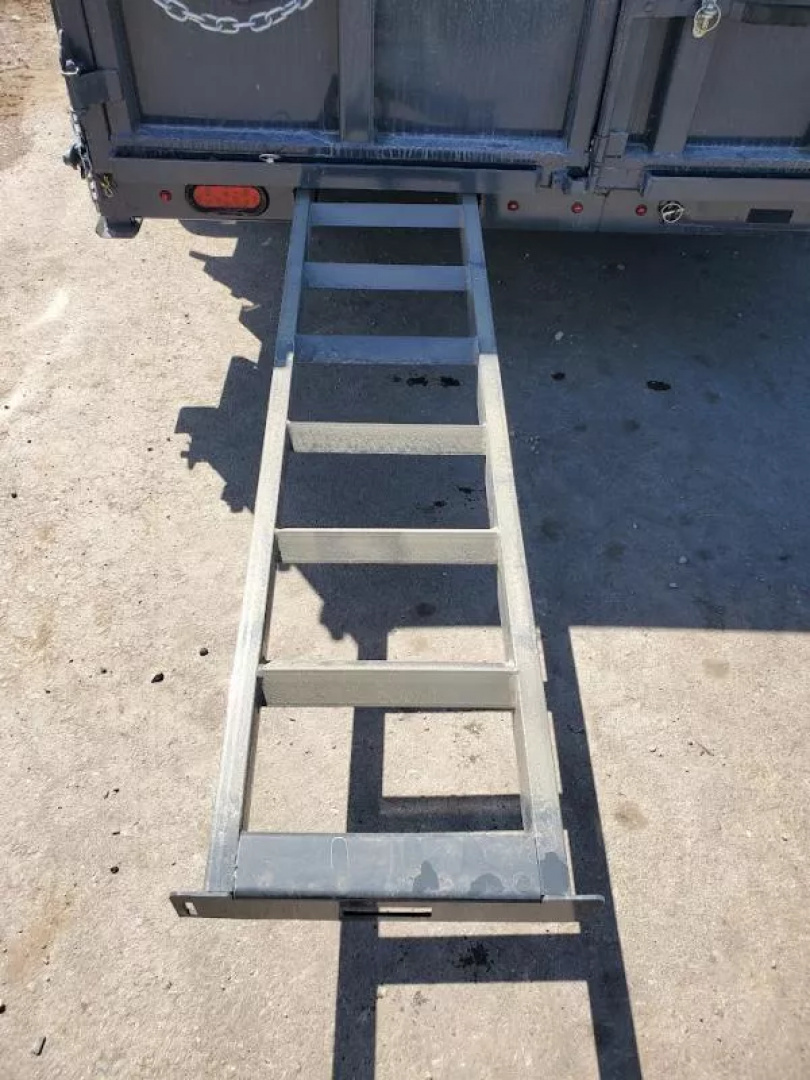 New 2026 Lamar 7x16 21k Gooseneck Dump Trailer