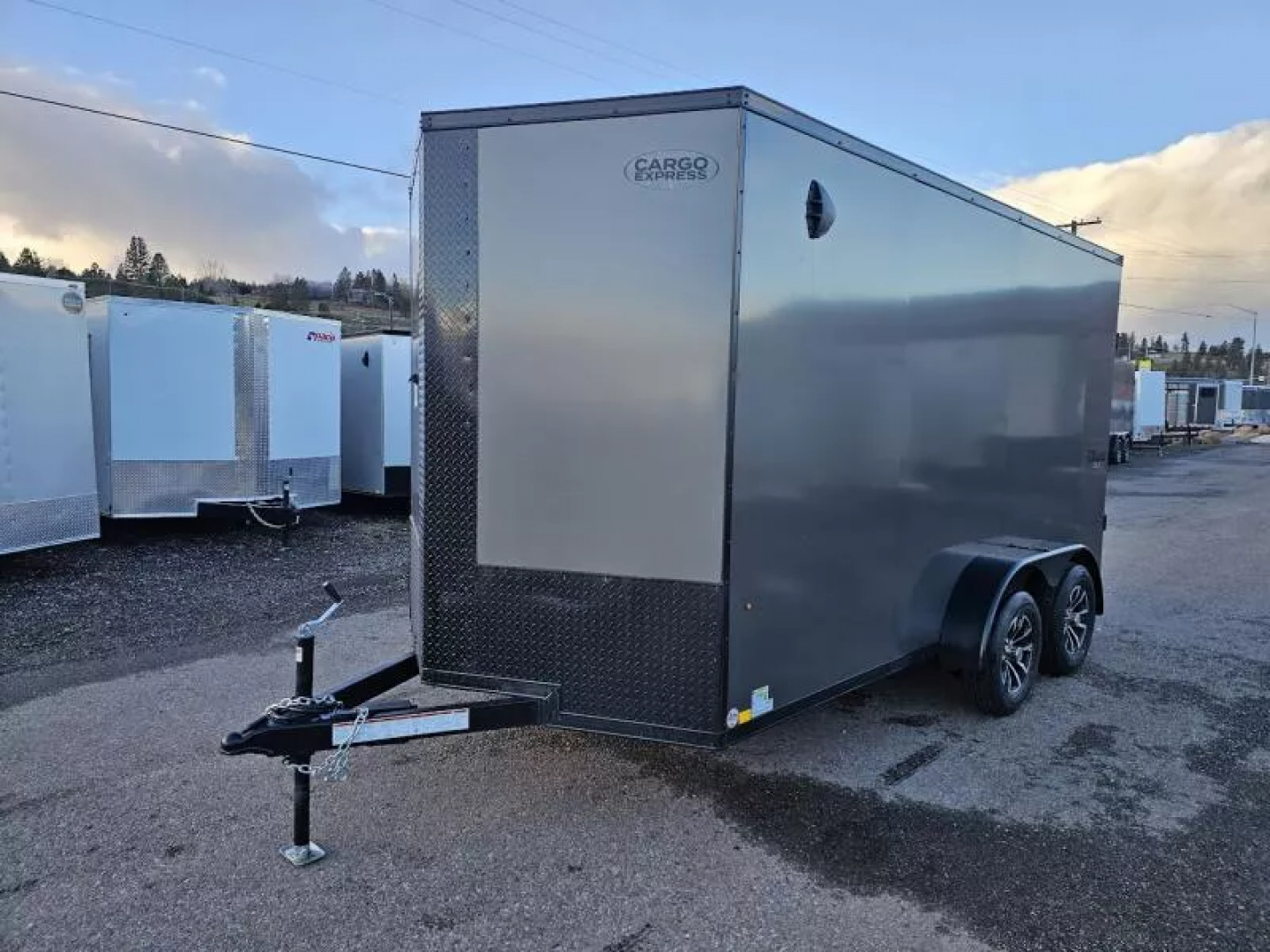 New 2026 Cargo Express EX DLX 7x14 7k Cargo Trailer