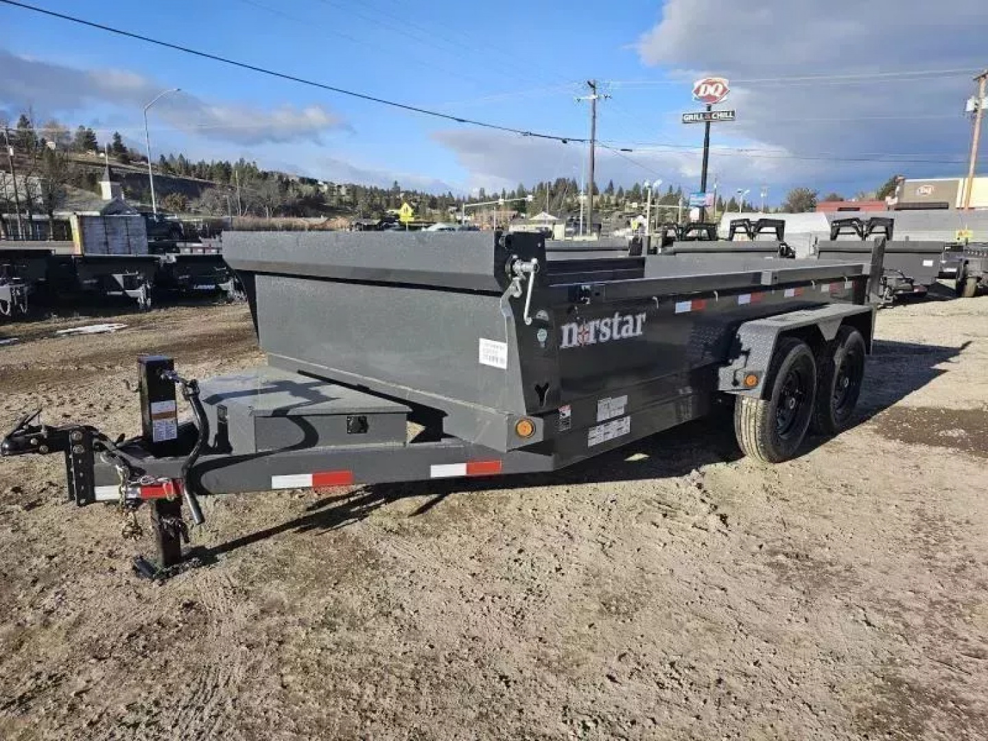 New 2026 Norstar 7x14 14k Dump Trailer