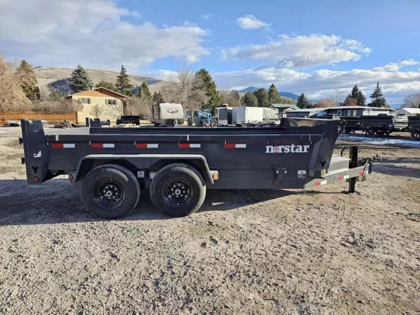 New 2026 Norstar 7x14 14k Dump Trailer