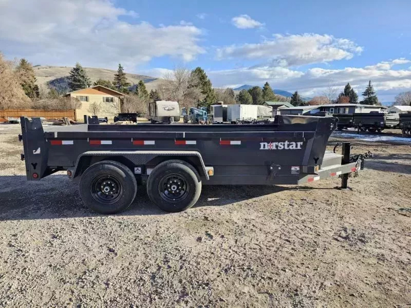 New 2026 Norstar 7x14 14k Dump Trailer