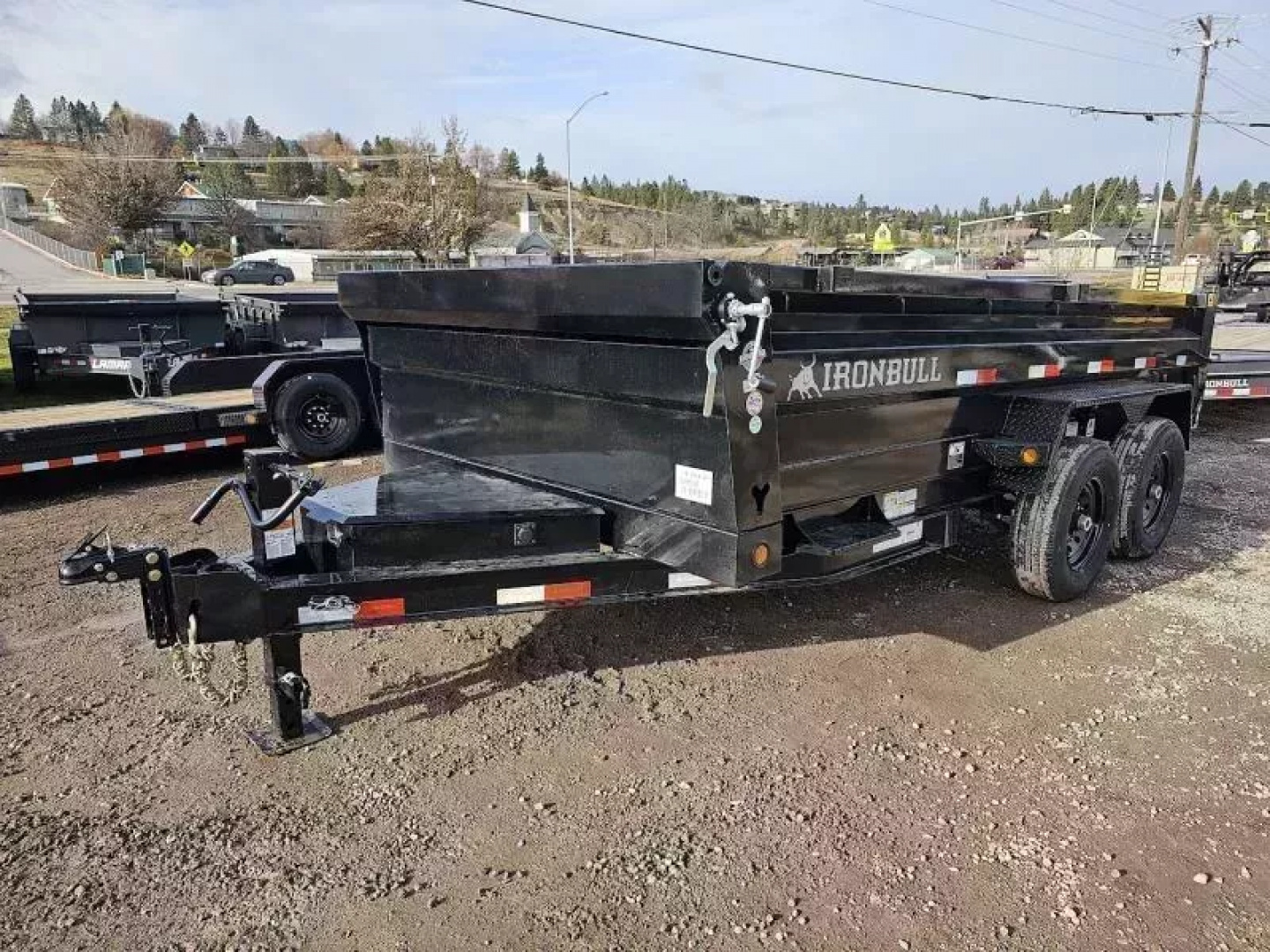 New 2026 Iron Bull 7x14 15k Dump Trailer