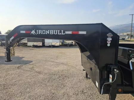 New 2026 Iron Bull 7'x14' 15k Gooseneck Dump Trailer