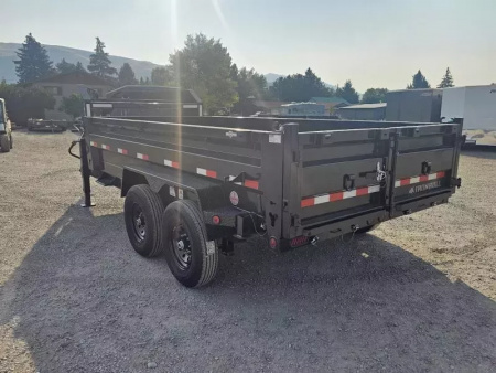 New 2026 Iron Bull 7'x14' 15k Gooseneck Dump Trailer
