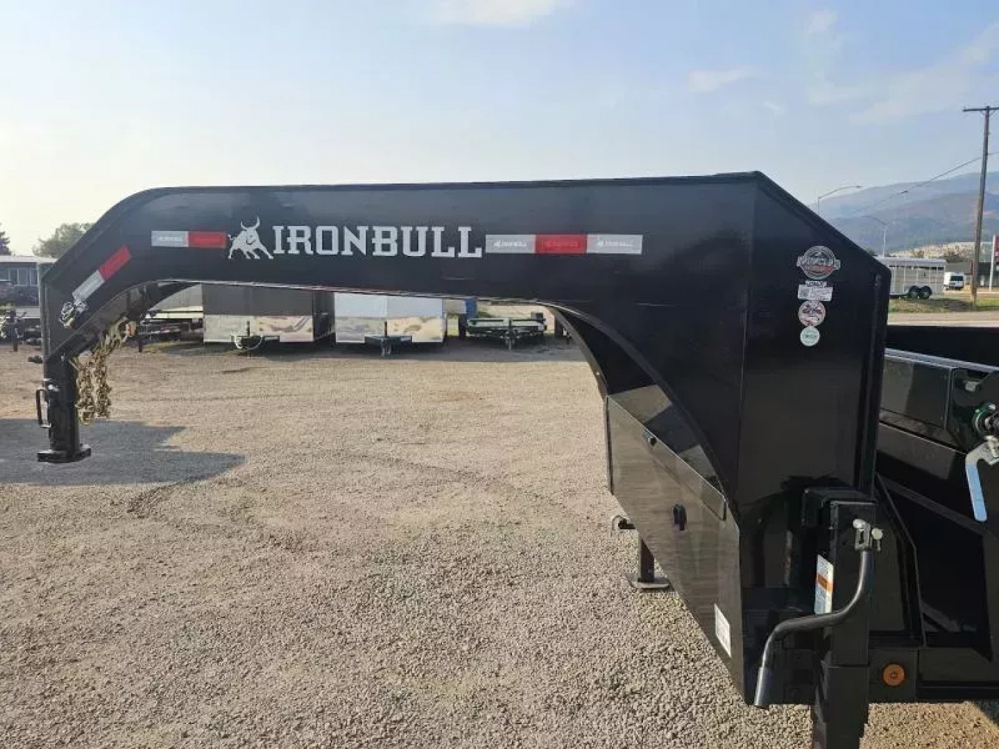 New 2026 Iron Bull 83"x16' 21k Gooseneck Dump Trailer