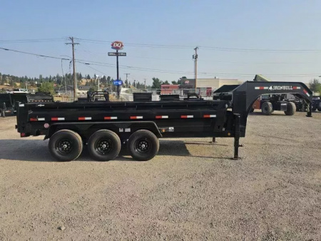 New 2026 Iron Bull 83"x16' 21k Gooseneck Dump Trailer