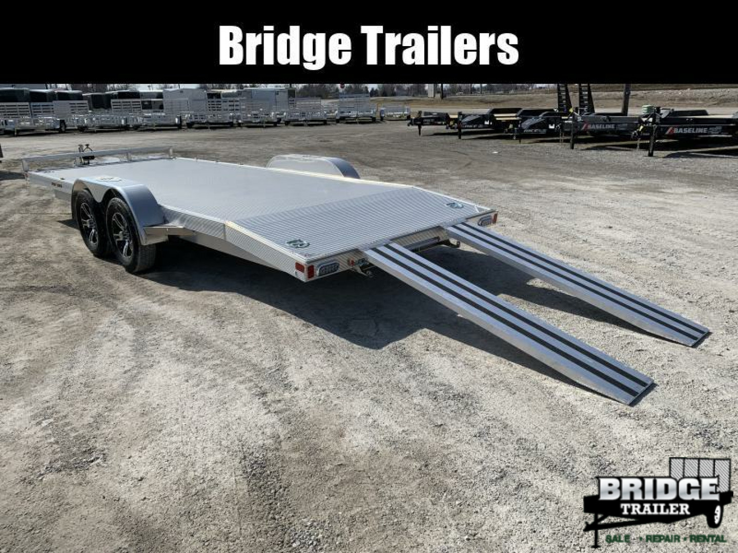 New 2025 Sport Haven AOCP2070TD (7' x 20') 7K Premium Aluminum Car / Racing Trailer