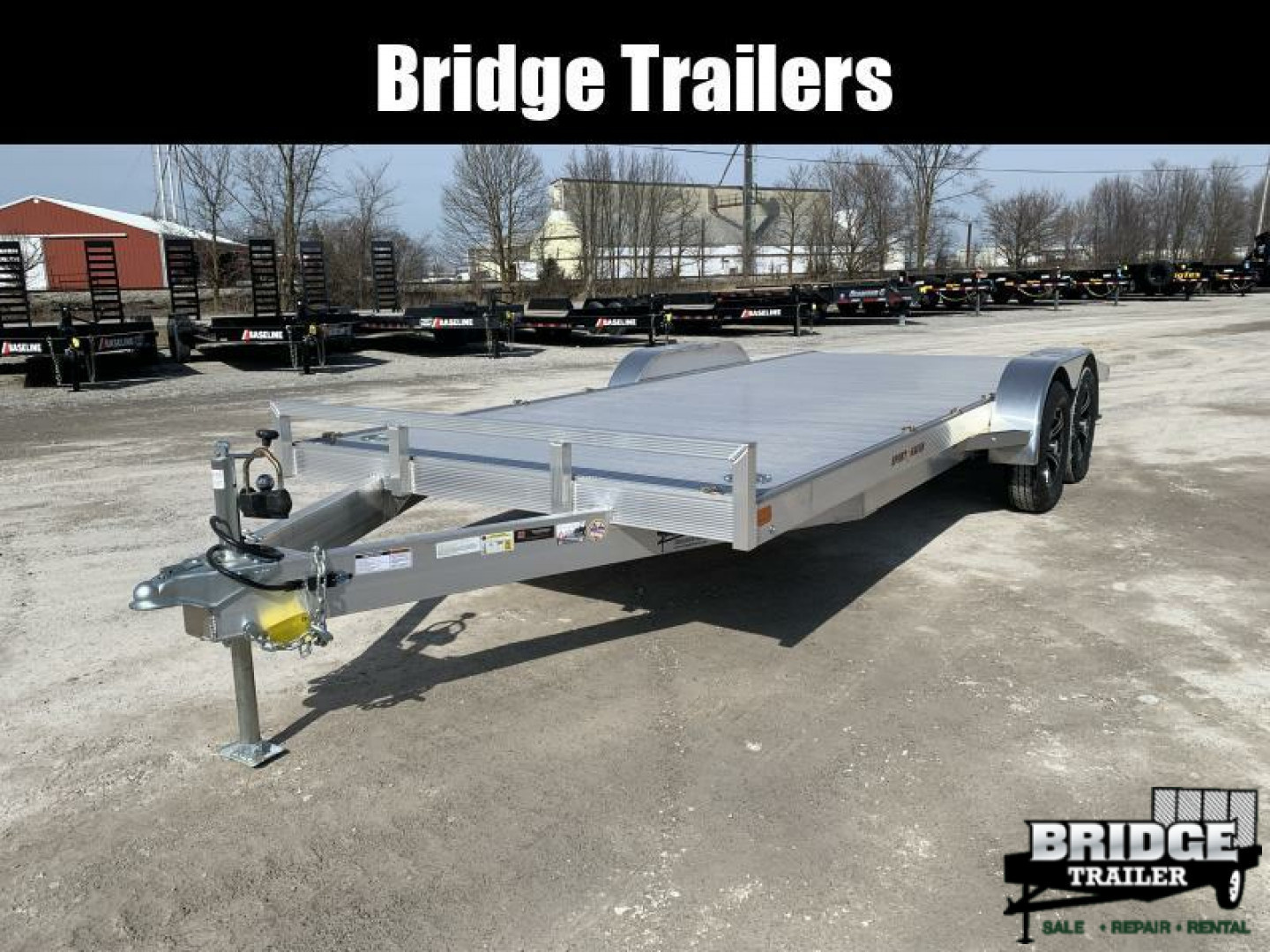 New 2025 Sport Haven AOCP2070TD (7' x 20') 7K Premium Aluminum Car / Racing Trailer