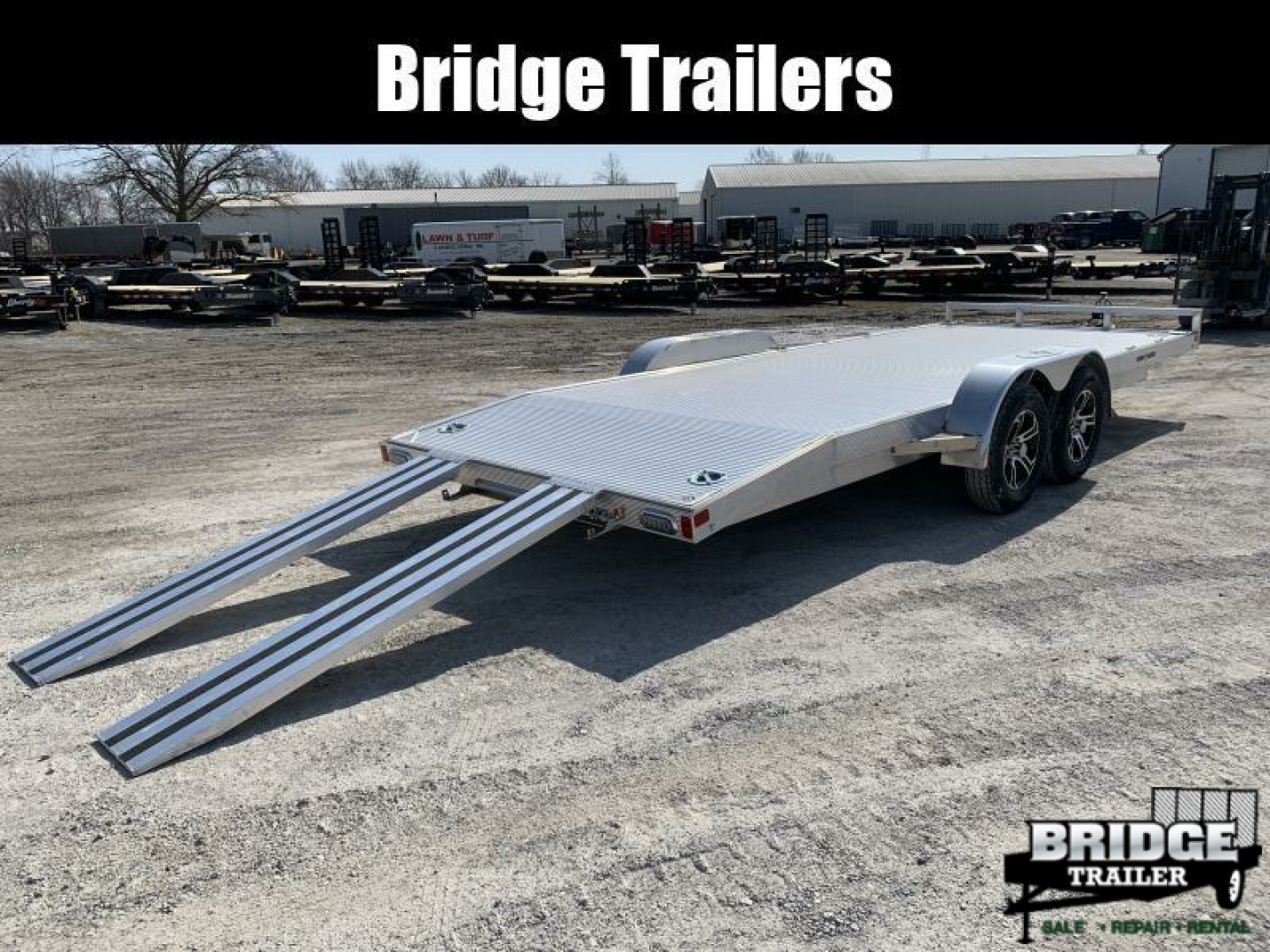 New 2025 Sport Haven AOCP2070TD (7' x 20') 7K Premium Aluminum Car / Racing Trailer