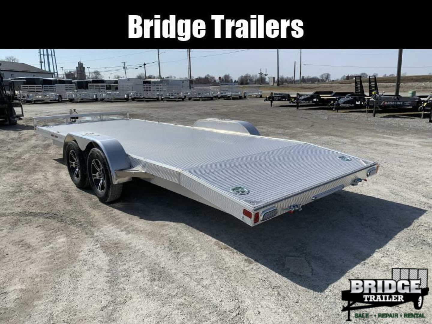 New 2025 Sport Haven AOCP2070TD (7' x 20') 7K Premium Aluminum Car / Racing Trailer