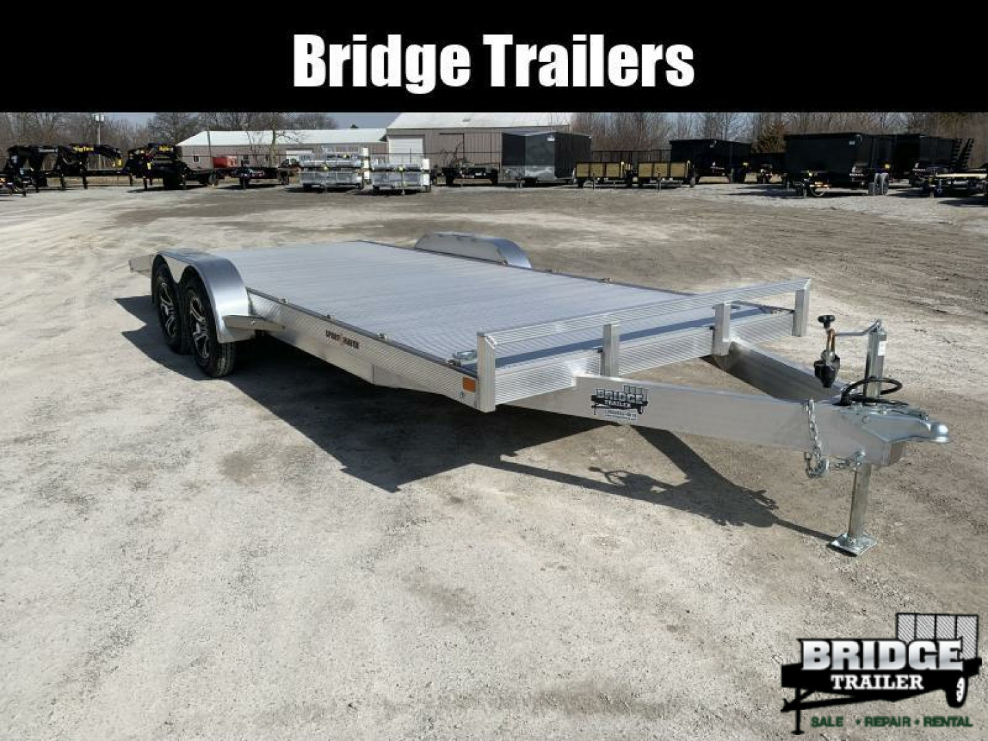New 2025 Sport Haven AOCP2070TD (7' x 20') 7K Premium Aluminum Car / Racing Trailer