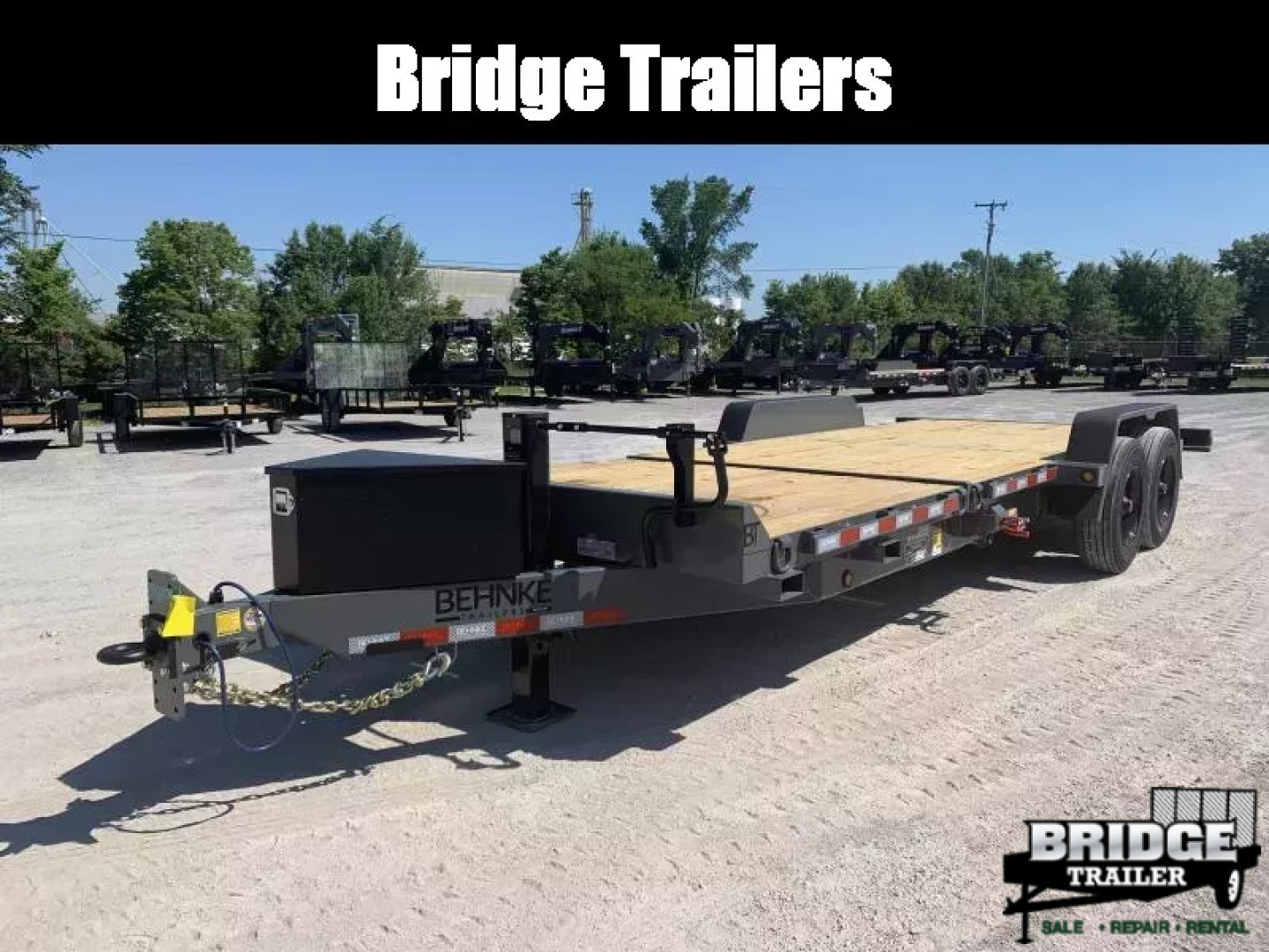 New 2026 Behnke TBCT2220ET (83" X 22') 20K Partial Tilt Equipment Trailer