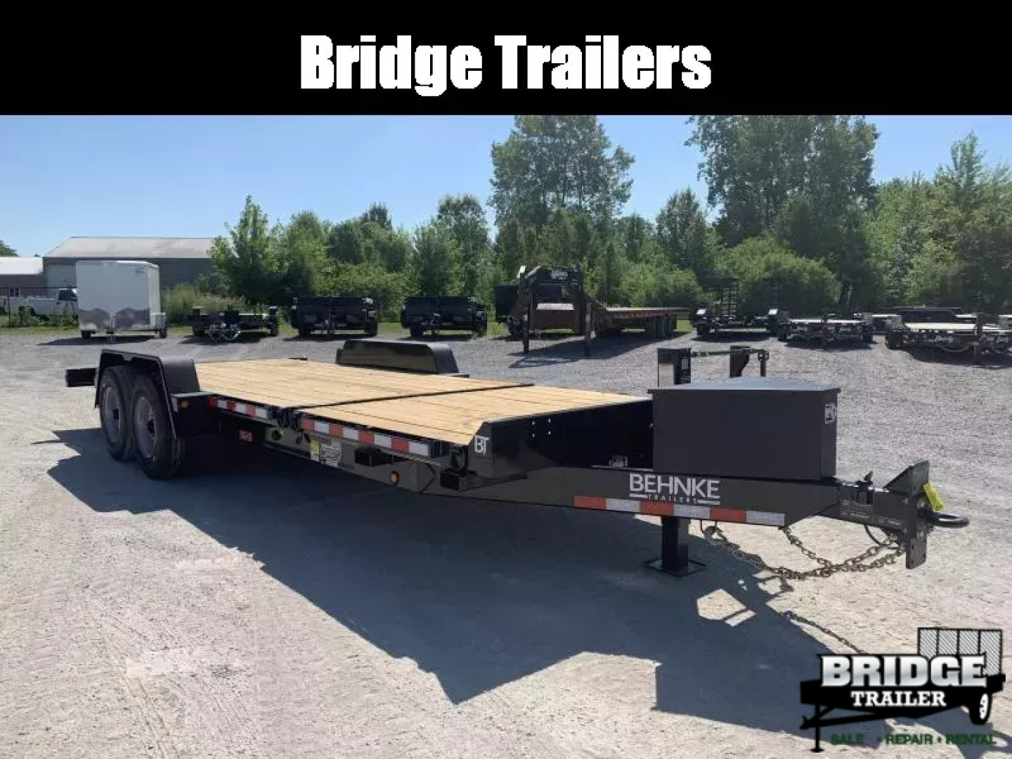 New 2026 Behnke TBCT2220ET (83" X 22') 20K Partial Tilt Equipment Trailer