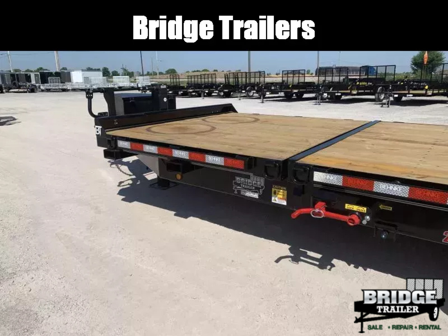 New 2026 Behnke TBCT2220ET (83" X 22') 20K Partial Tilt Equipment Trailer