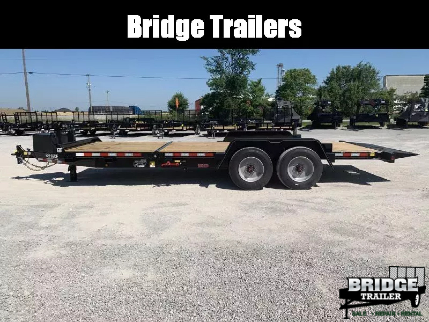 New 2026 Behnke TBCT2220ET (83" X 22') 20K Partial Tilt Equipment Trailer