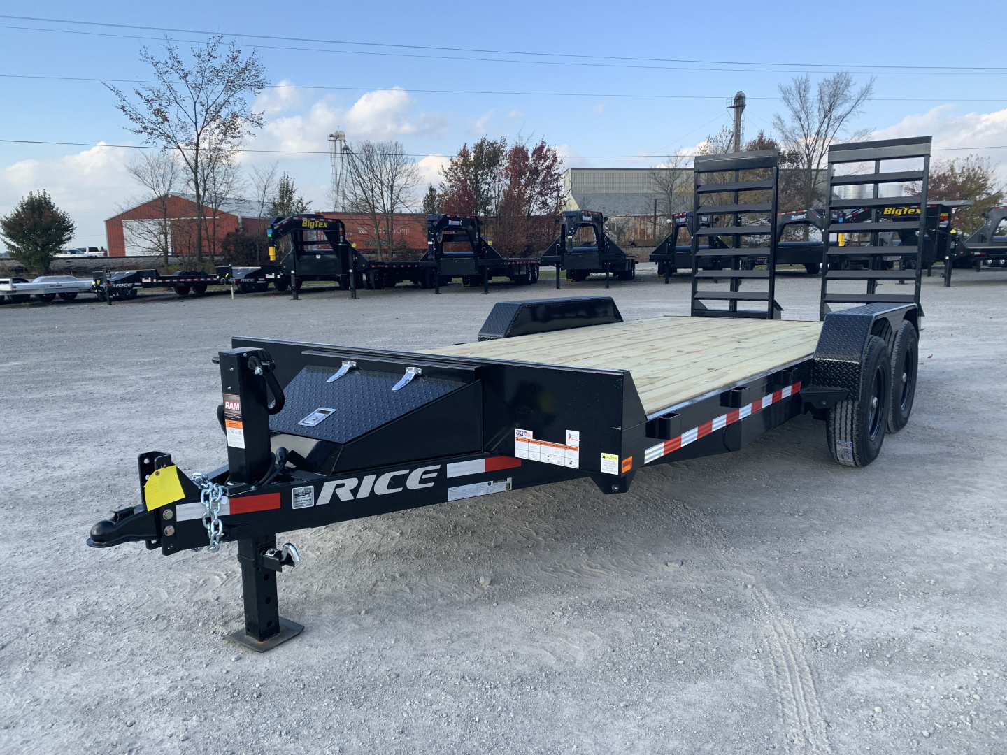 New 2026 Rice Trailers FMEHR8218 (82" X 18') 14K Magnum Equipment Trailer