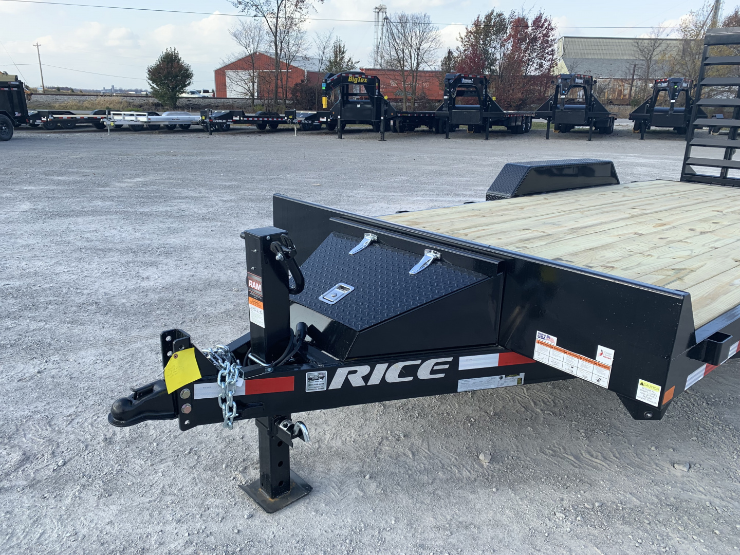 New 2026 Rice Trailers FMEHR8218 (82" X 18') 14K Magnum Equipment Trailer