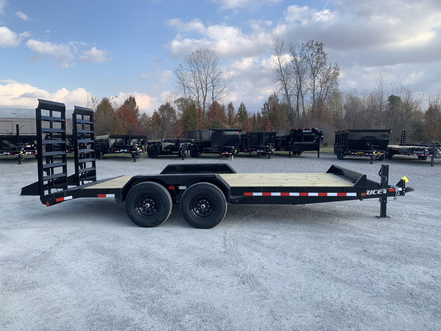 New 2026 Rice Trailers FMEHR8218 (82" X 18') 14K Magnum Equipment Trailer