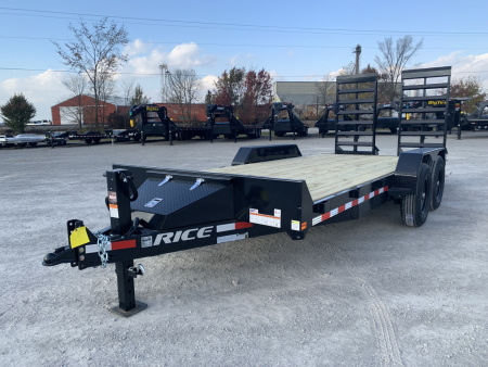 New 2026 Rice Trailers FMEHR8218 (82  X 18') 14K Magnum Equipment Trailer