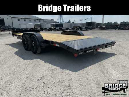 New 2026 Rice Trailers FMCMR8220 (82" X 18' + 2') 9.9K Magnum Car Hauler / Racing Trailer