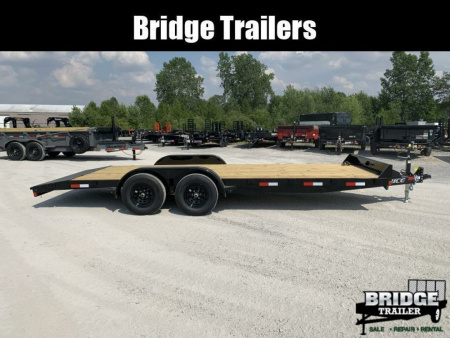 New 2026 Rice Trailers FMCMR8220 (82" X 18' + 2') 9.9K Magnum Car Hauler / Racing Trailer