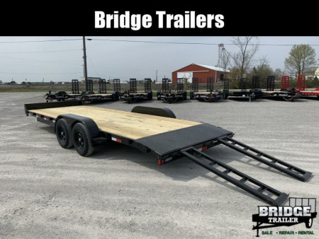 New 2026 Rice Trailers FMCMR8220 (82" X 18' + 2') 9.9K Magnum Car Hauler / Racing Trailer