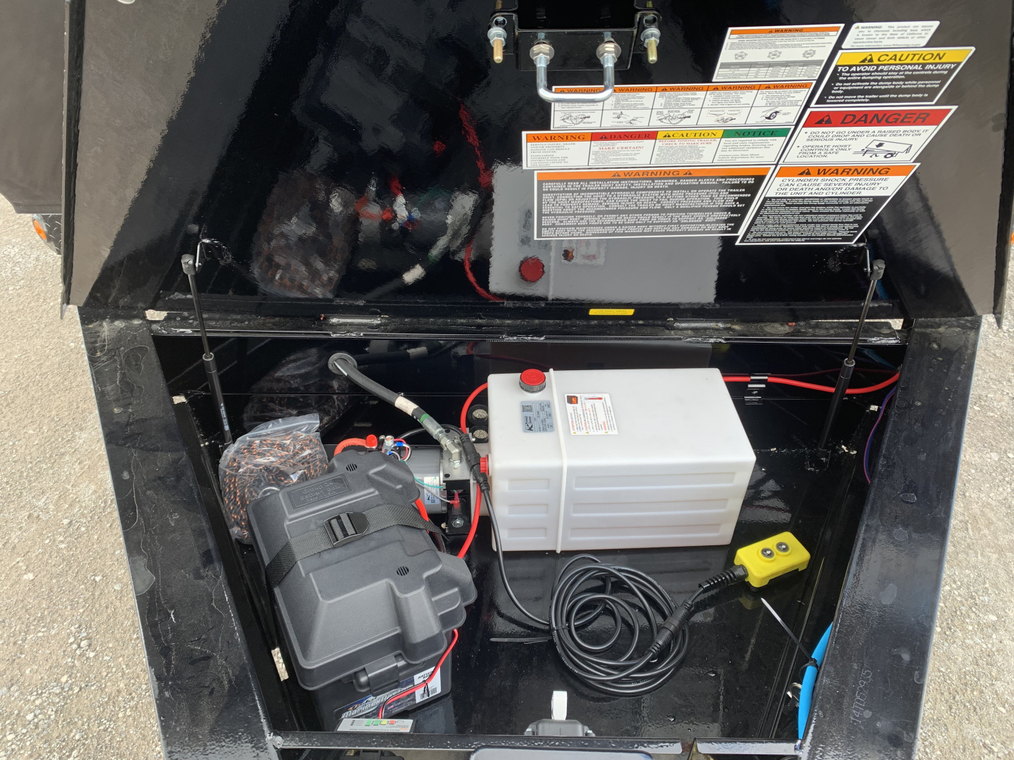 New 2026 Big Tex Trailers 14TD--14C4A-BK (83" X 14') 15.4K - 48" High Side Dump Trailer