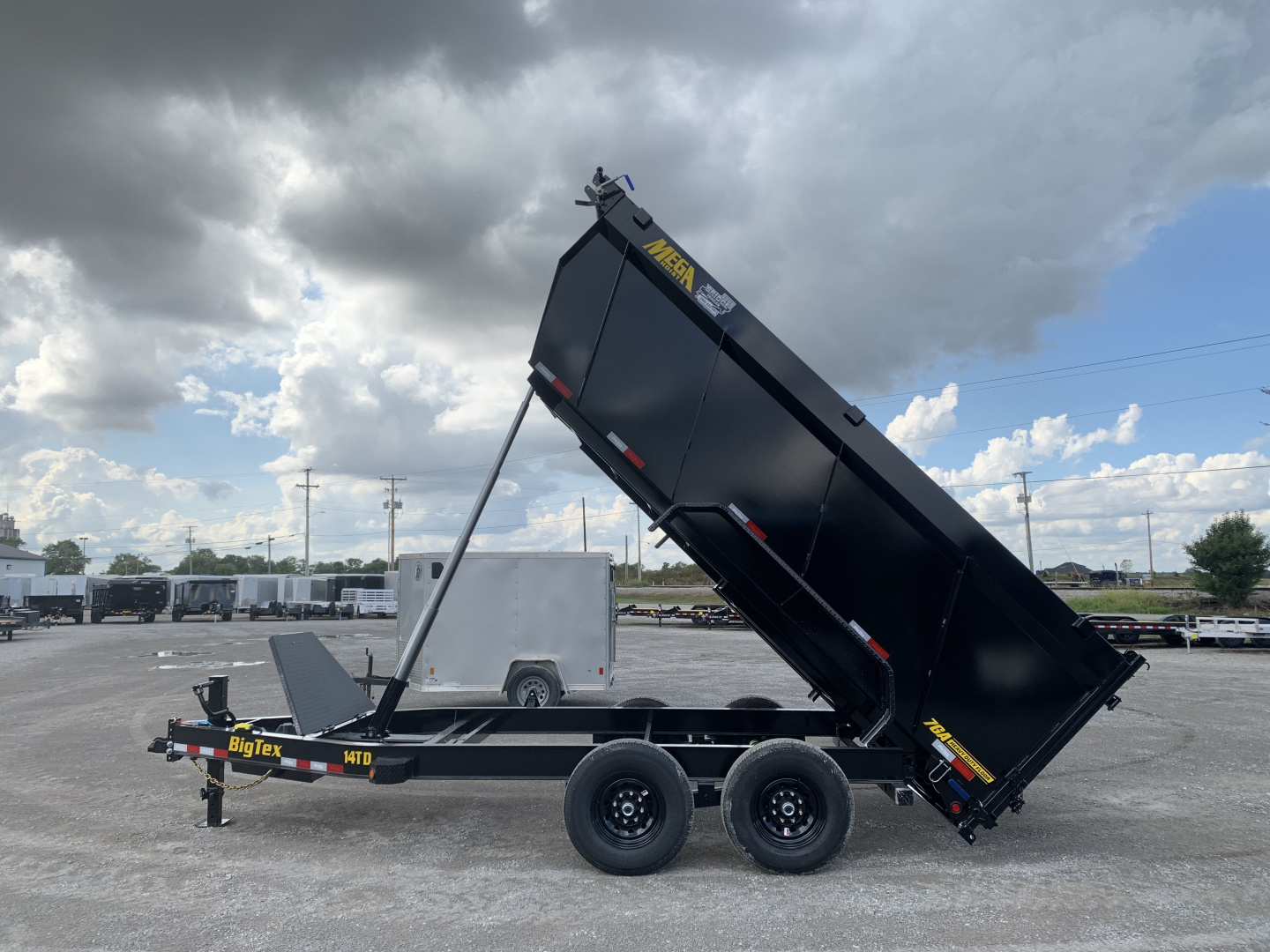 New 2026 Big Tex Trailers 14TD--14C4A-BK (83" X 14') 15.4K - 48" High Side Dump Trailer
