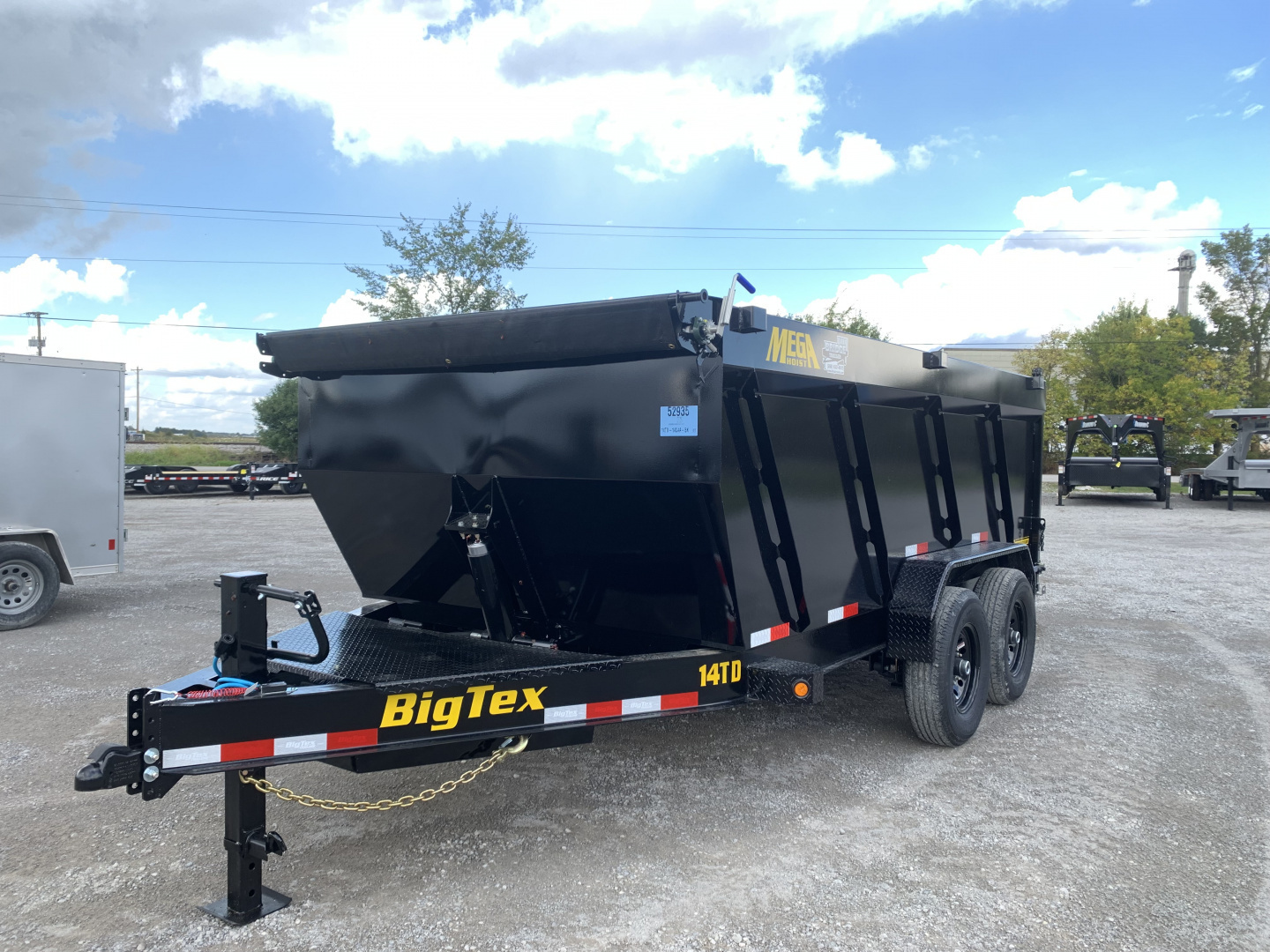 New 2026 Big Tex Trailers 14TD--14C4A-BK (83" X 14') 15.4K - 48" High Side Dump Trailer