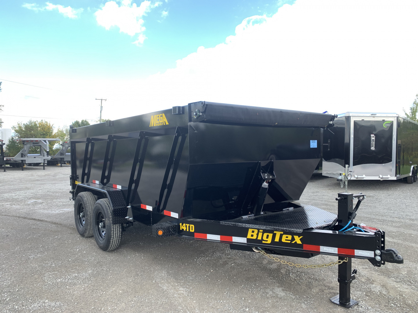 New 2026 Big Tex Trailers 14TD--14C4A-BK (83" X 14') 15.4K - 48" High Side Dump Trailer