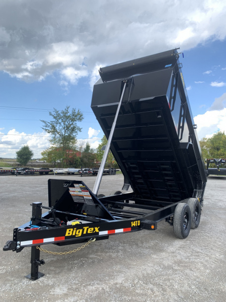 New 2026 Big Tex Trailers 14TD--14C4A-BK (83" X 14') 15.4K - 48" High Side Dump Trailer
