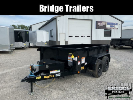 New 2026 Big Tex Trailers 70SR-10-5WDD (60  X 10') 7K Single Ram Dump Trailer
