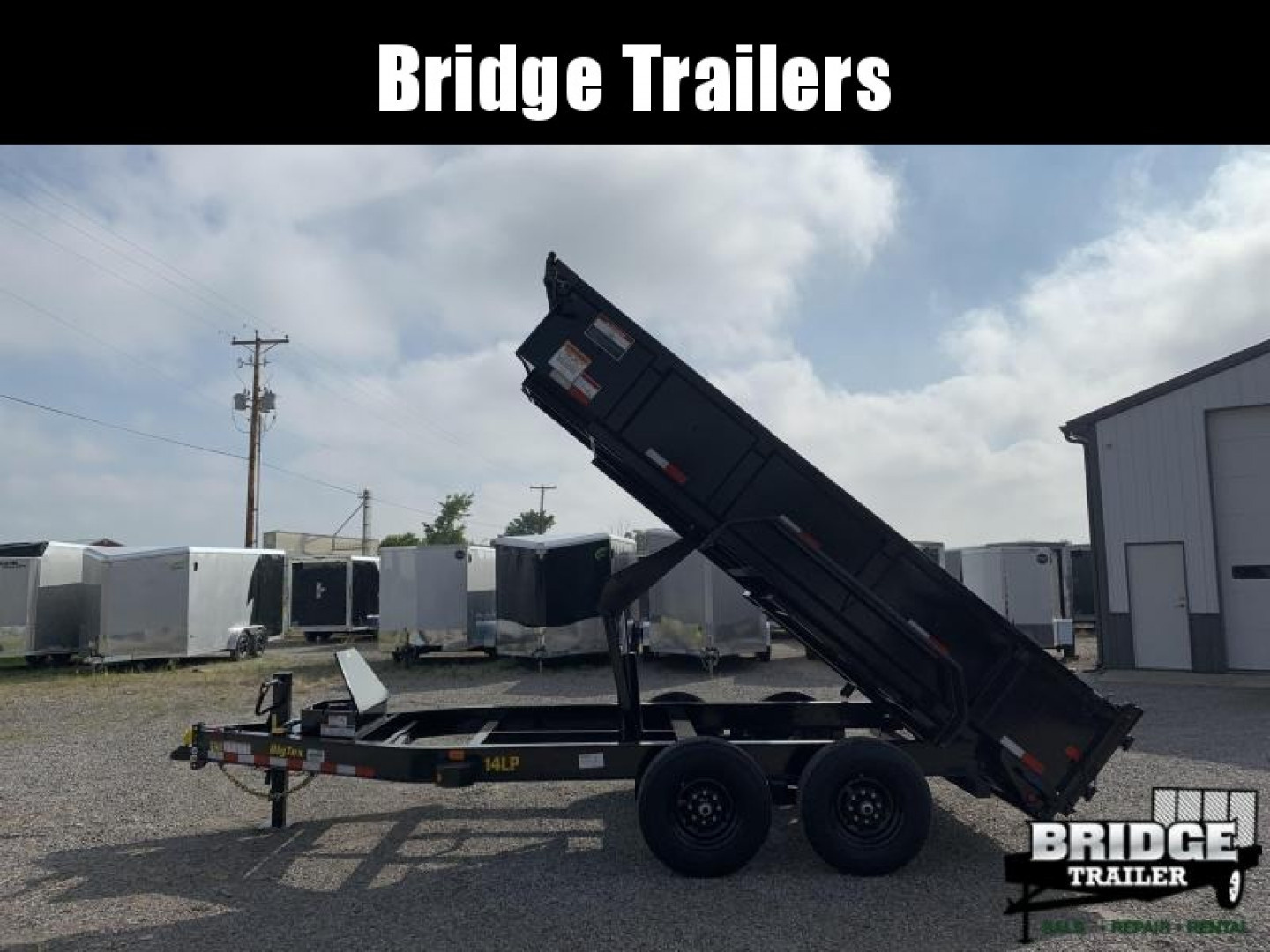 New 2026 Big Tex Trailers 14LP-14BK6SIRPD (83" X 14') 14K Dump Trailer