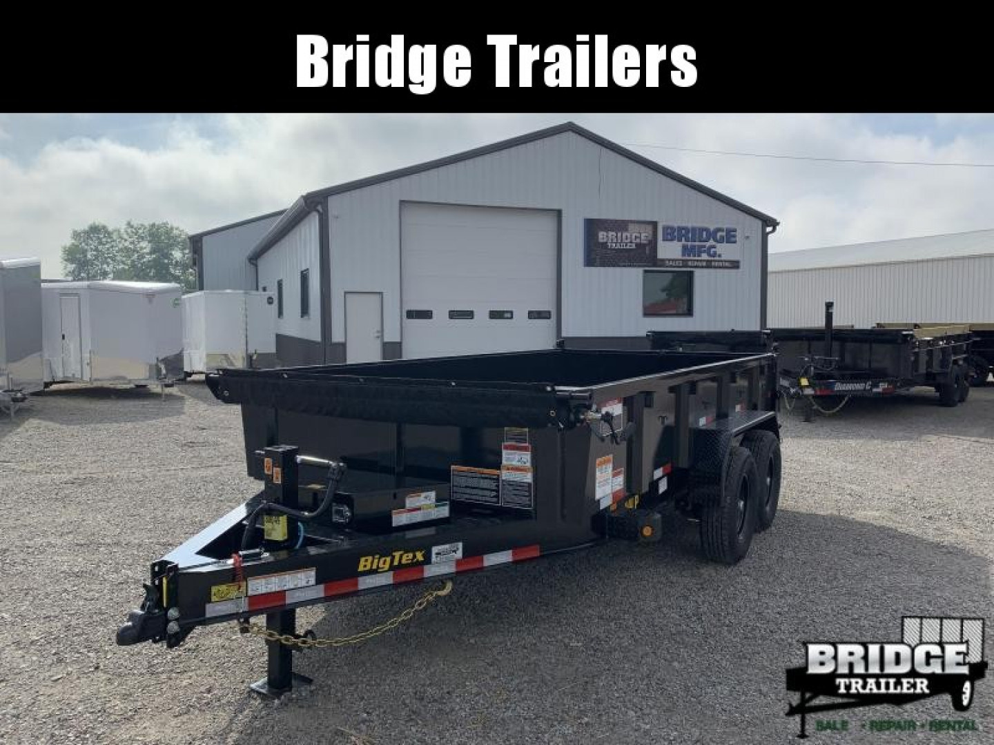 New 2026 Big Tex Trailers 14LP-14BK6SIRPD (83" X 14') 14K Dump Trailer