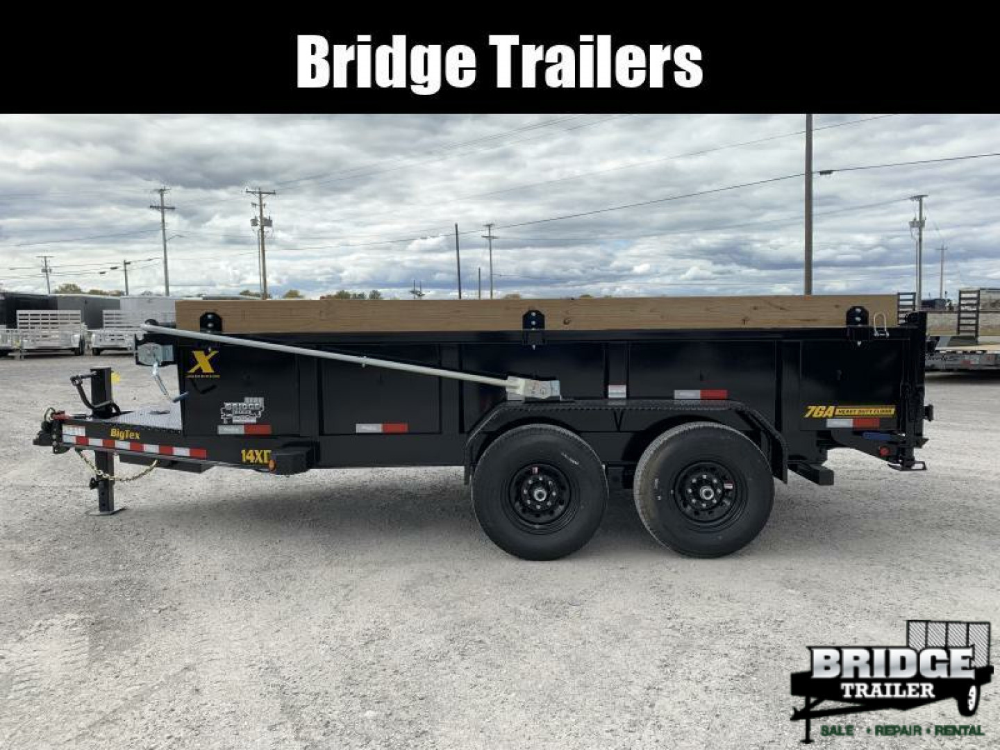 New 2026 Big Tex Trailers 14XD-14C2A-BK (83" X 14') 14K Dump Trailer