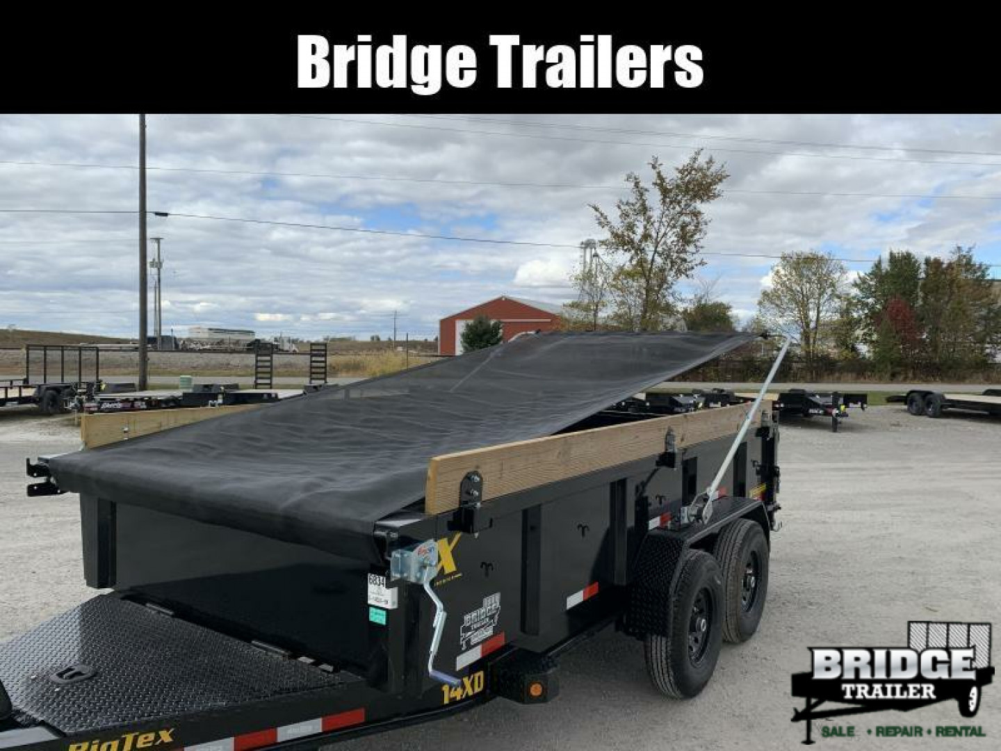New 2026 Big Tex Trailers 14XD-14C2A-BK (83" X 14') 14K Dump Trailer