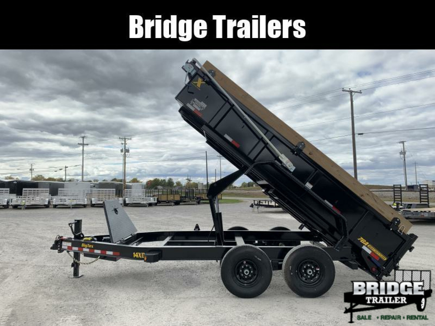 New 2026 Big Tex Trailers 14XD-14C2A-BK (83" X 14') 14K Dump Trailer