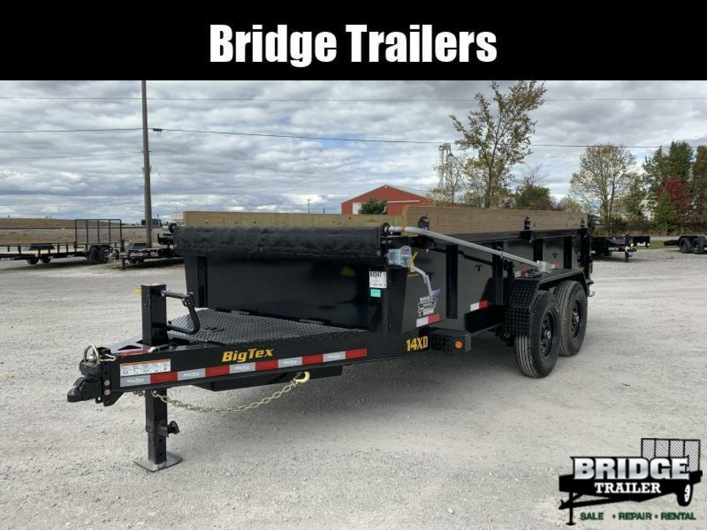 New 2026 Big Tex Trailers 14XD-14C2A-BK (83" X 14') 14K Dump Trailer