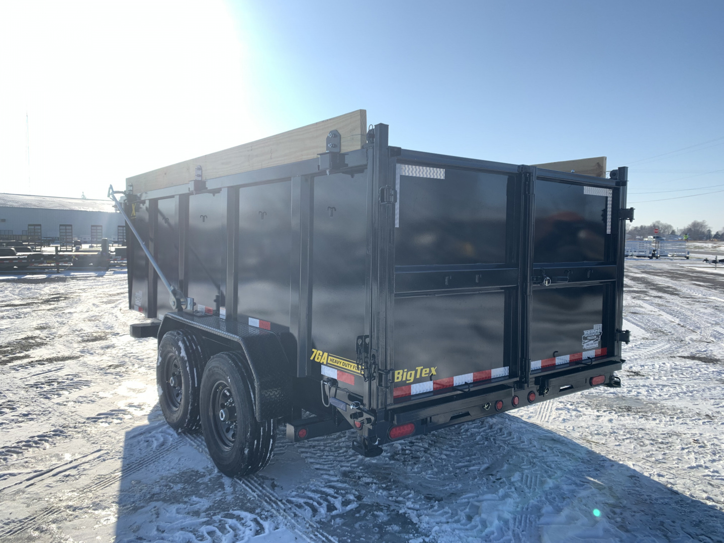 New 2026 Big Tex Trailers 14XD-14C4A-BK (83" X 14') 15.4K - 48" High Side Dump Trailer