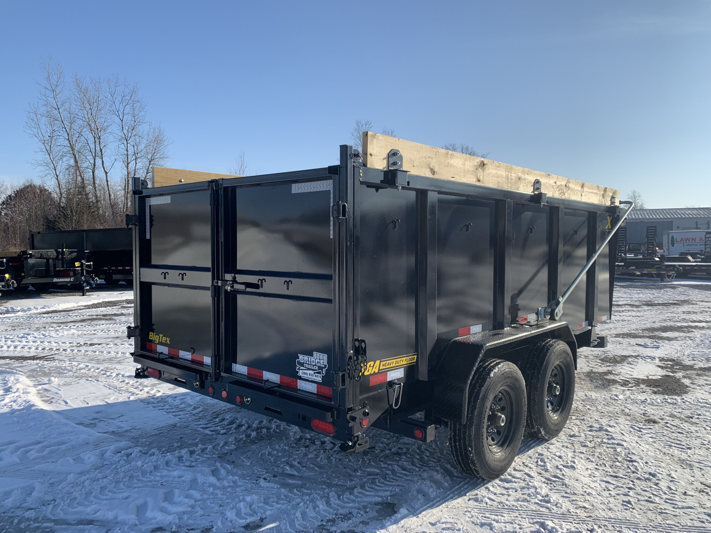 New 2026 Big Tex Trailers 14XD-14C4A-BK (83" X 14') 15.4K - 48" High Side Dump Trailer