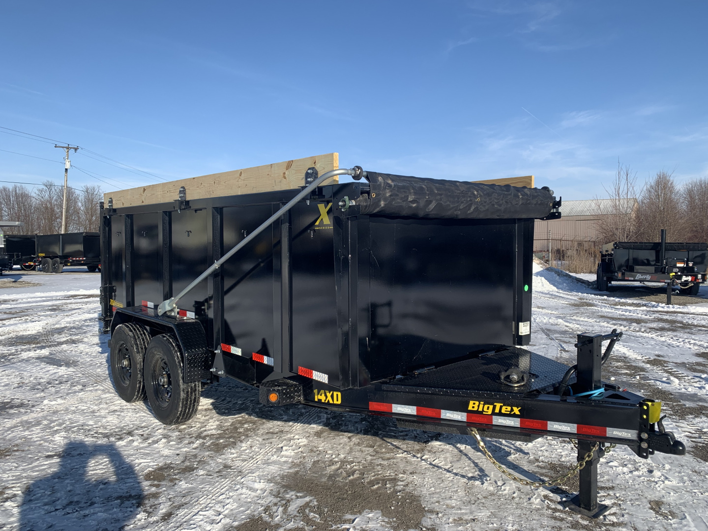 New 2026 Big Tex Trailers 14XD-14C4A-BK (83" X 14') 15.4K - 48" High Side Dump Trailer