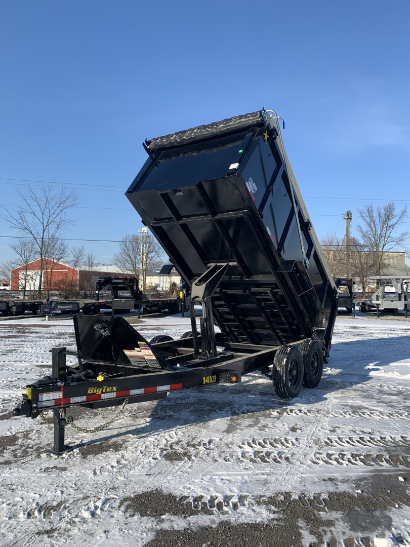 New 2026 Big Tex Trailers 14XD-14C4A-BK (83" X 14') 15.4K - 48" High Side Dump Trailer