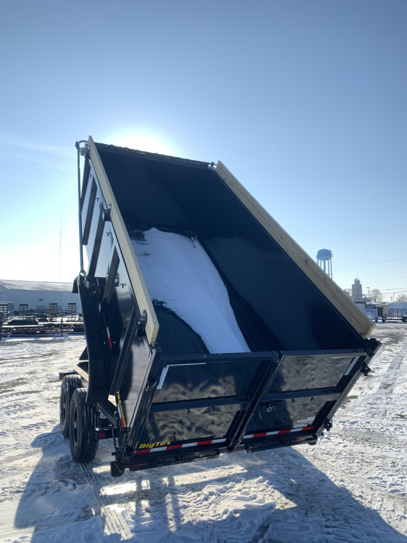 New 2026 Big Tex Trailers 14XD-14C4A-BK (83" X 14') 15.4K - 48" High Side Dump Trailer