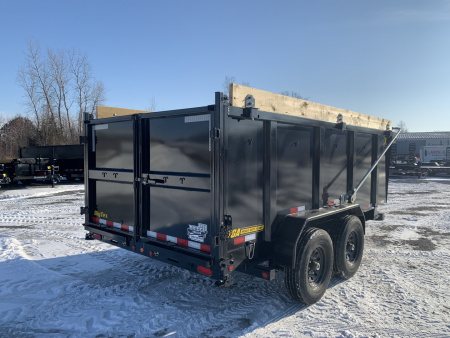 New 2026 Big Tex Trailers 14XD-14C4A-BK (83" X 14') 15.4K - 48" High Side Dump Trailer
