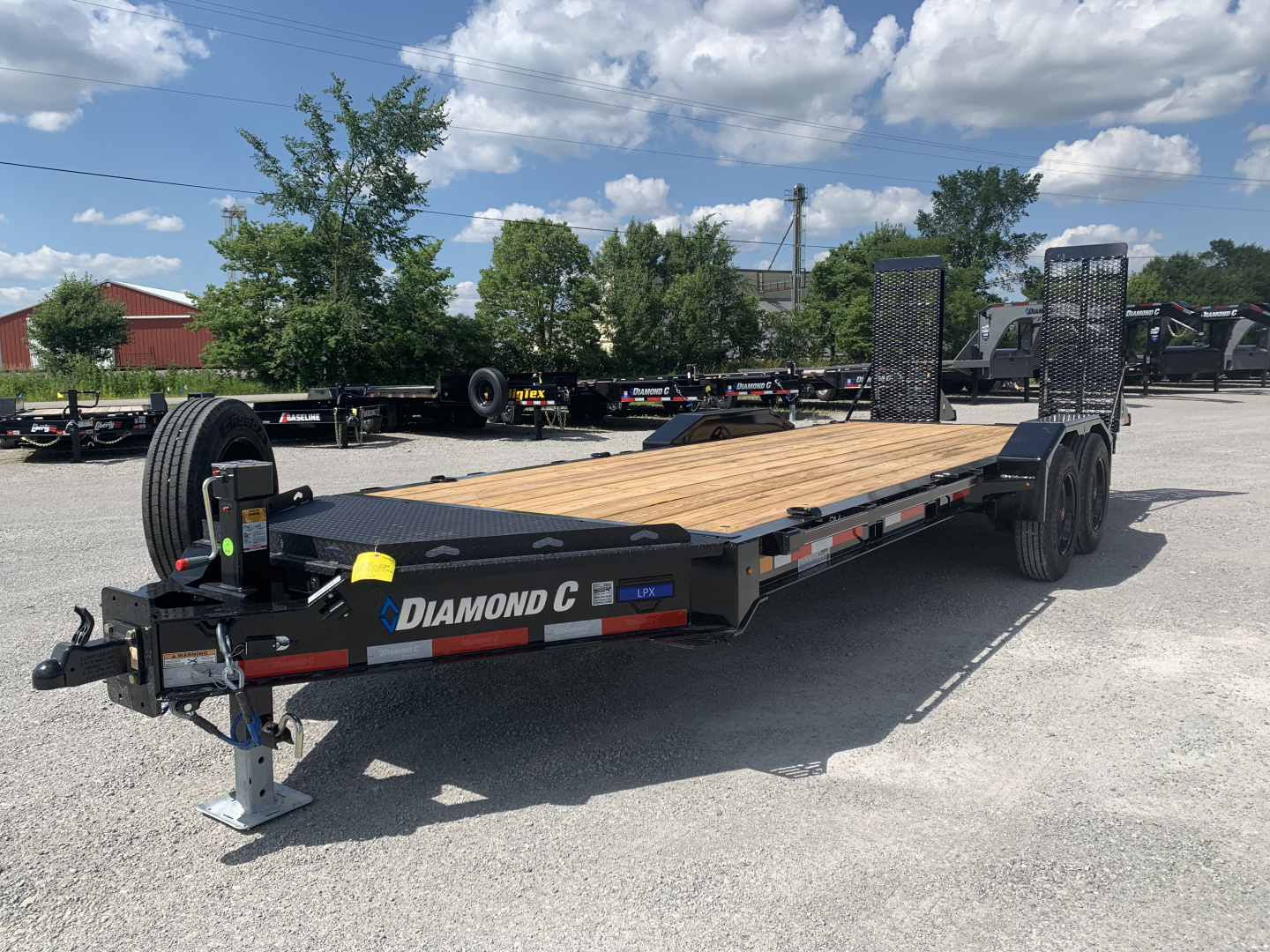 New 2026 Diamond C Trailers LPX208L20X82 (82" X 20') 18K Pacesetter Ed. Equipment Trailer